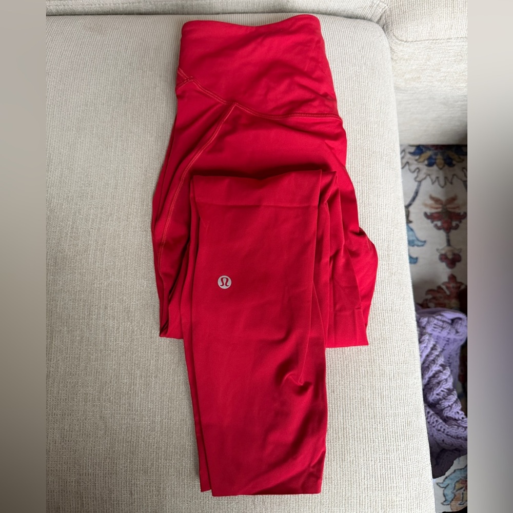 lululemon athletica Red Leggings